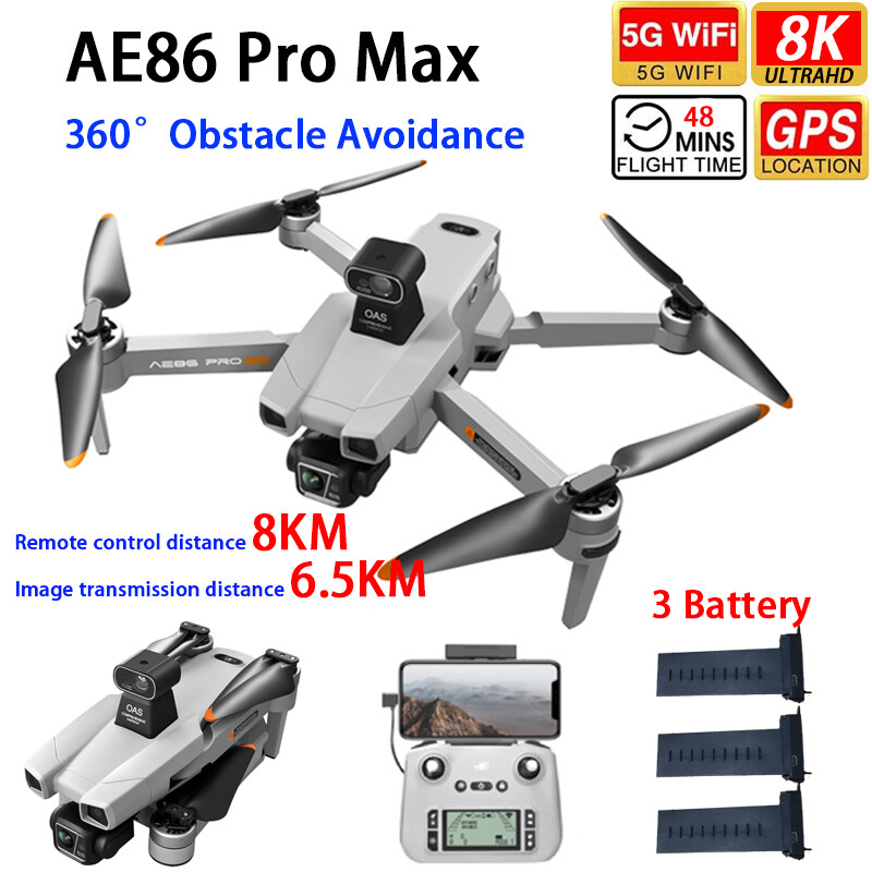 Drone Rc Team City - โดรน AERC AE86ProMax ระดับมืออาชีพ GPS 5G