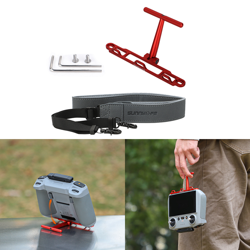 Drone Rc Holder - มือจับ2in1ขาตั้งตัวยึดสายรัดคล้องคอสำหรับรีโมทคอนโทรล RC2 RC พร้อมจอ DJI MINI