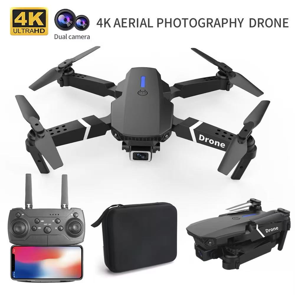 Drone Rc Team City - Professional Drone E88 4Kมุมกว้างHDกล้องWiFi FpvความสูงถือพับRC Quadrotorเฮลิคอปเตอร์กล้อง-ฟรีของเล่นเด็ก