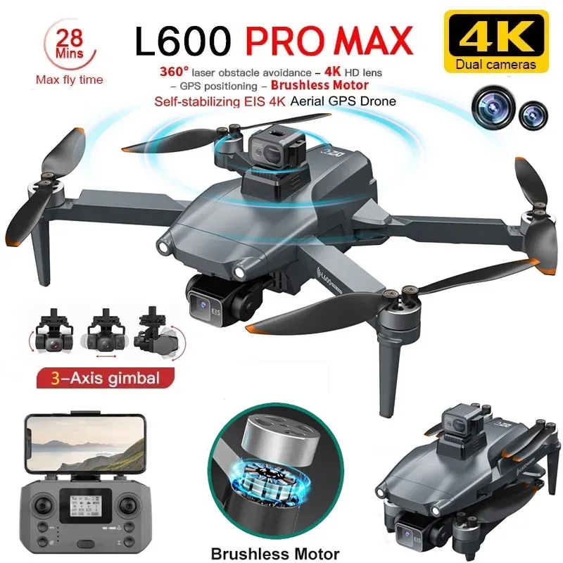 Drone Rc Team City - L600 PRO MAX GPS Drone Professional