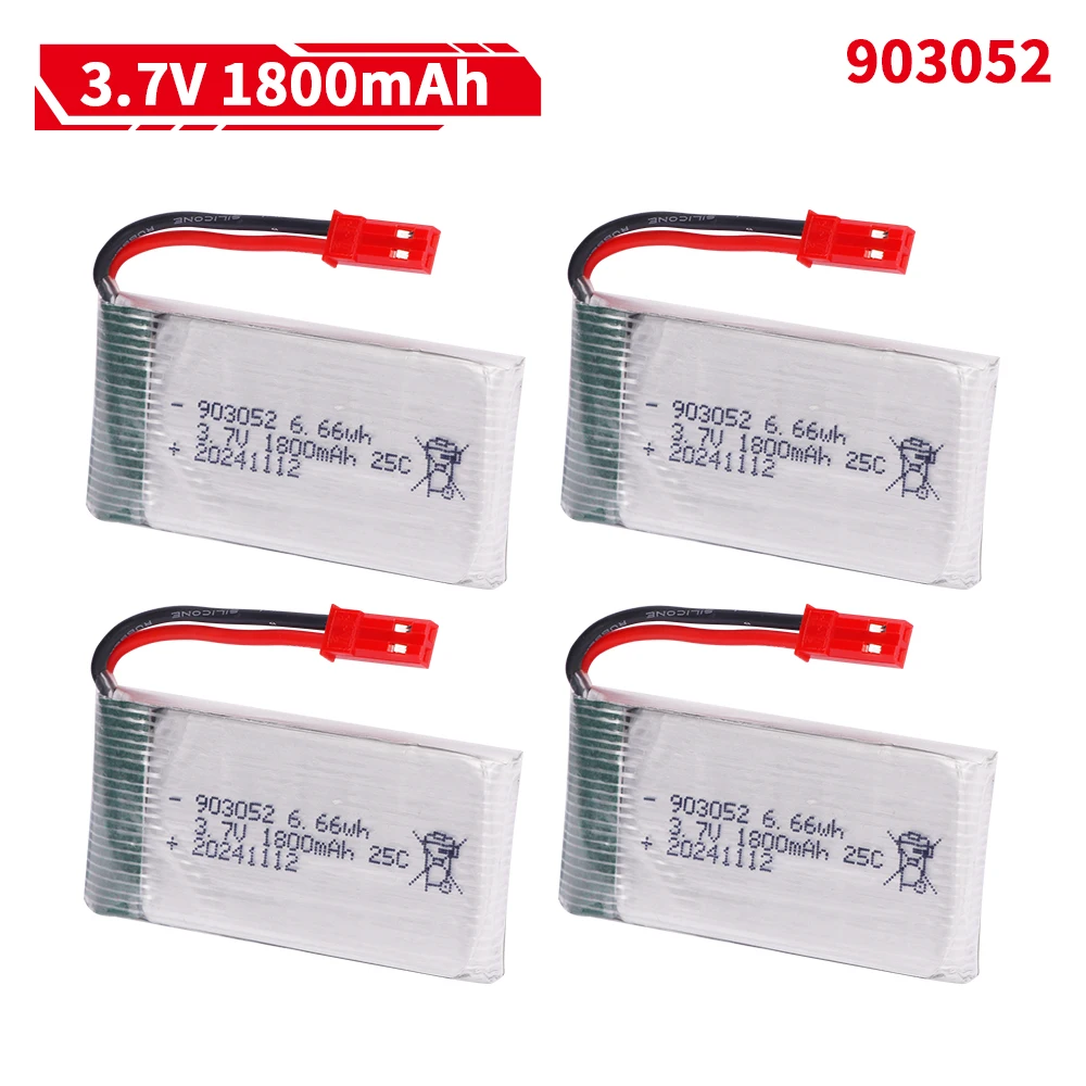 Lipo Battery Charger - 3.7V 1800mAh 903052 lipo แบตเตอรี่ XH4.0