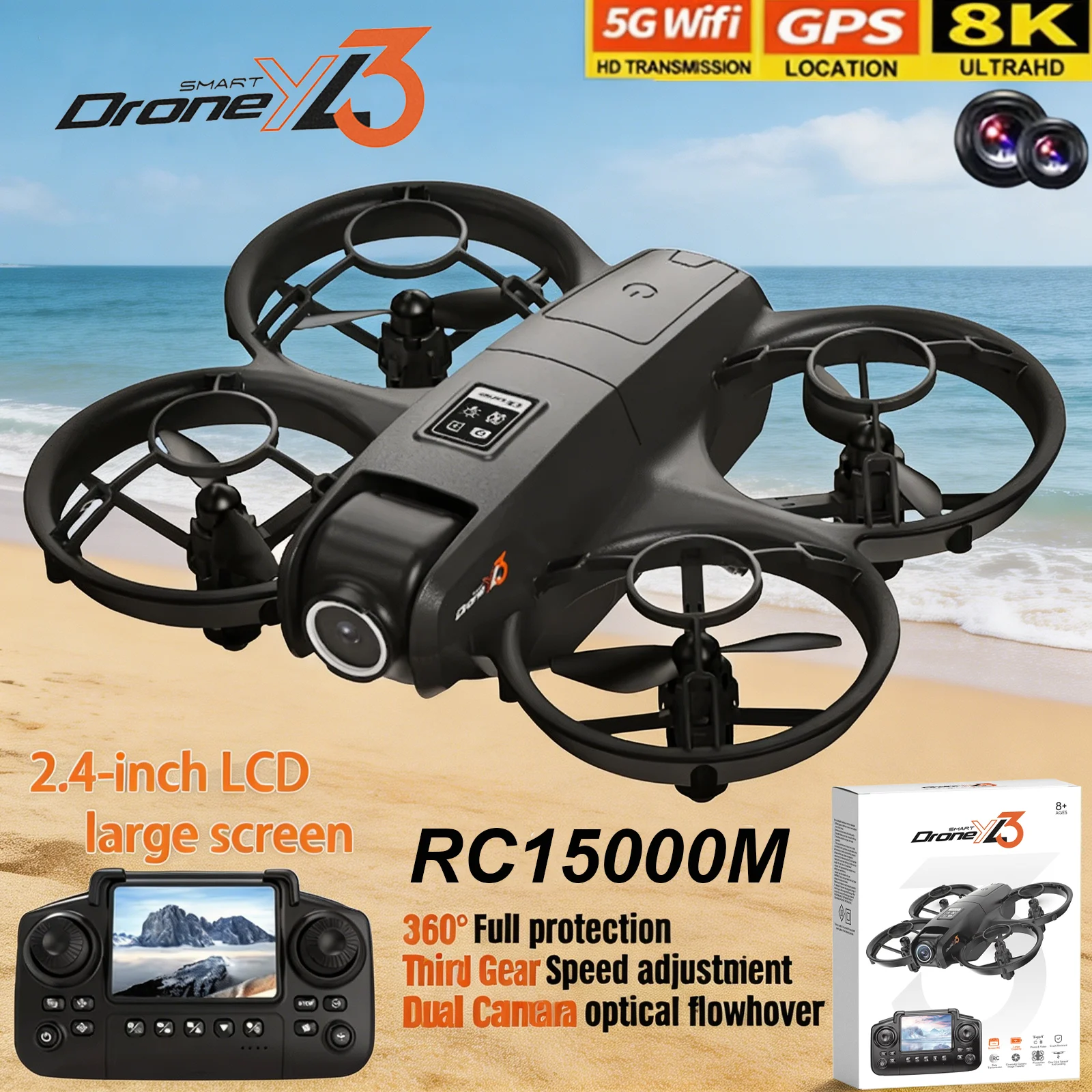 Drone Kf Rc - โดรน YL3 RC รุ่นใหม่ 8K 1080P