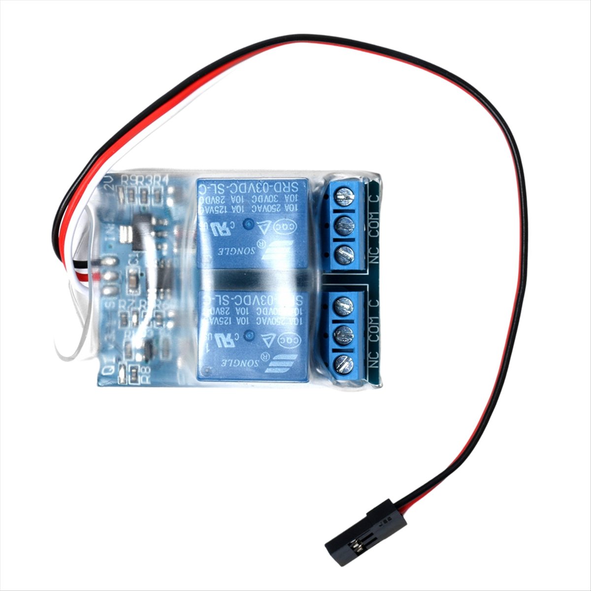Drone Two Rc Way - A49T 5V 10A โมดูลรีเลย์ PWM อุตสาหกรรมสองช่องสัญญาณพร้อมออปโตคัปเปลอร์