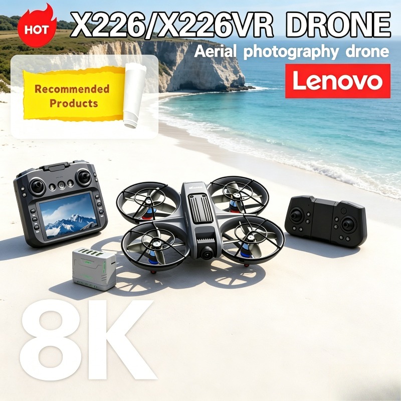 Drone Rc X226 - โดรน Lenovo X226/X226VR 8K พร้อมหน้าจอ ควอดคอปเตอร์