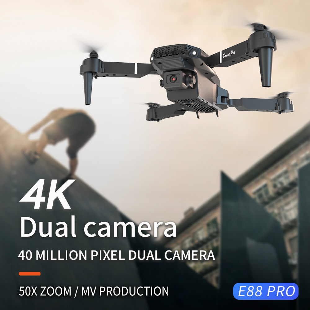 โดรนรุ่นใหม่ E88 ปี 2026 ระดับ - Drone Kf Rc บทวิจารณ์และราคา