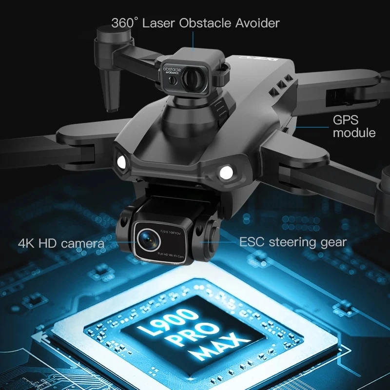 L900 Pro MAX GPS โดรน 4K Profe - Drone Rc Team City บทวิจารณ์และราคา