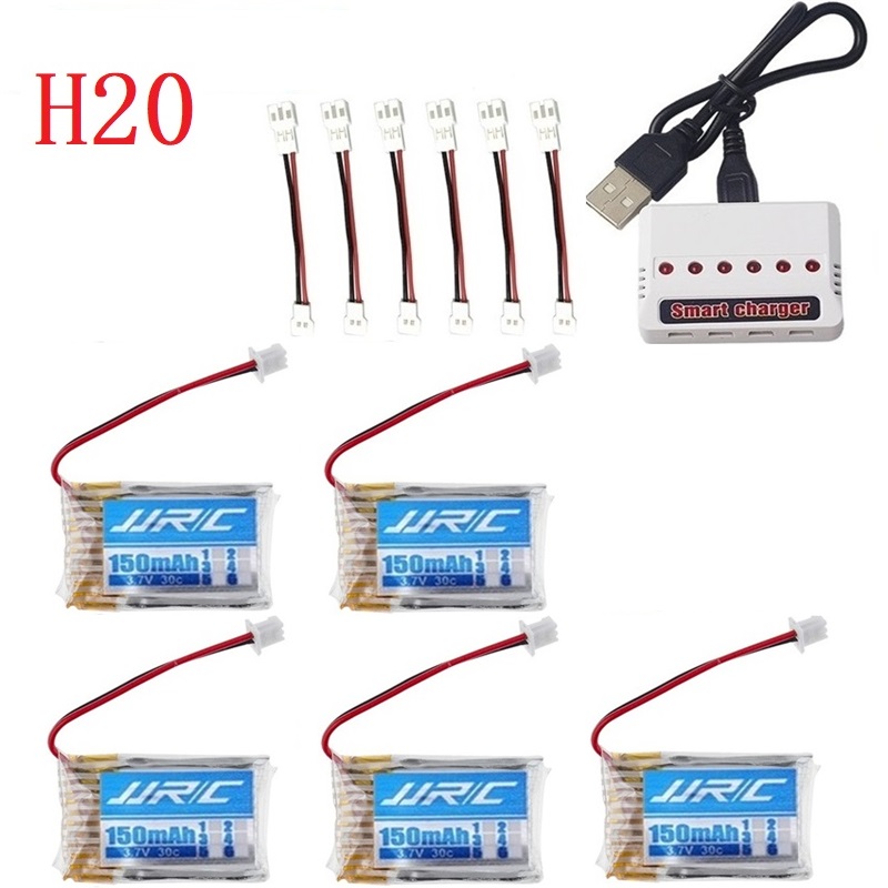 แบตเตอรี่แท้ JJRC H20 3.7V 150 - Lipo Battery Charger บทวิจารณ์และราคา