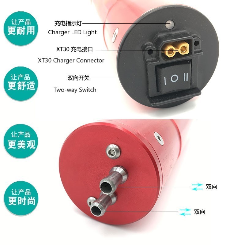 ปั๊มน้ำมันไฟฟ้า DLE แบบชาร์จได - Drone Two Rc Way บทวิจารณ์และราคา