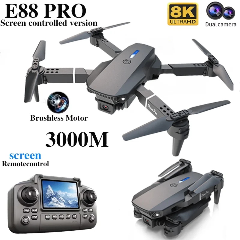 Professional E88 PRO Drone หน้ - Drone Kf Rc บทวิจารณ์และราคา