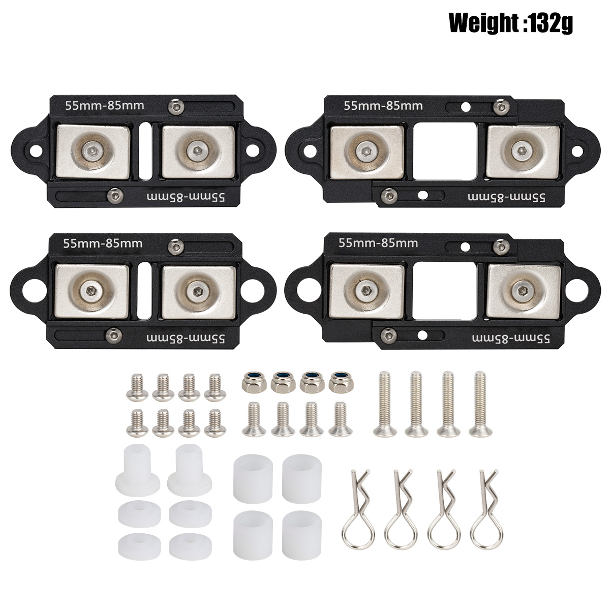 4PCS 55-85 มม.แม่เหล็กโพสต์ที่ - Rc Car Body Shell บทวิจารณ์และราคา