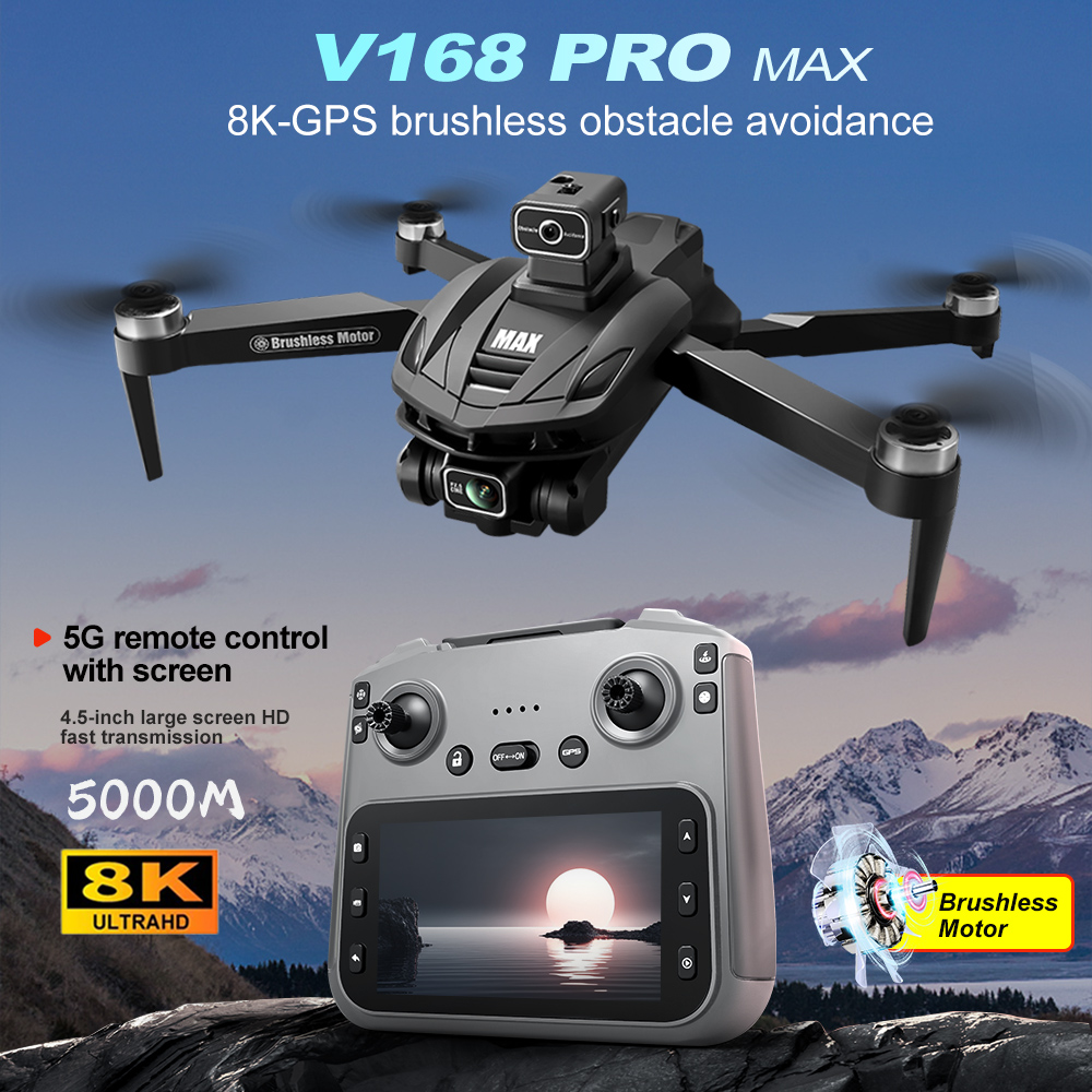 V168 PRO Max GPS Drone 8K Prof - Drone Kf Rc บทวิจารณ์และราคา