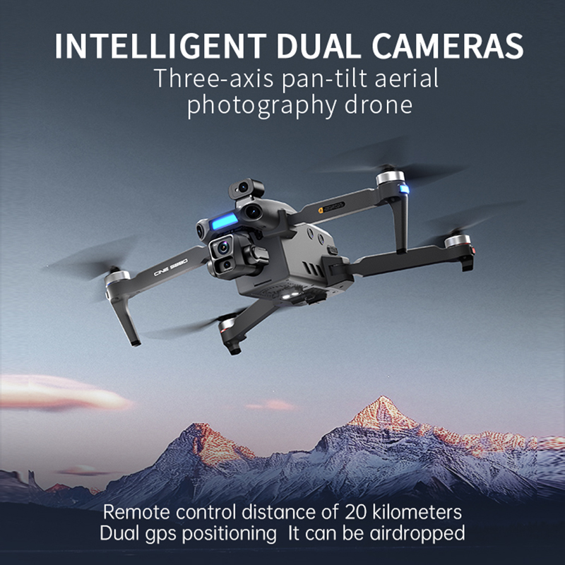 โดรนกล้องคู่ 8K รุ่นใหม่ ปี 20 - Drone Rc Team City บทวิจารณ์และราคา