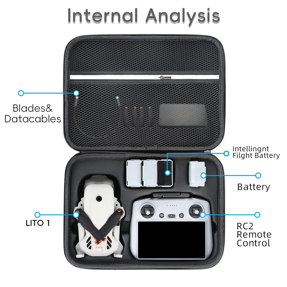 กระเป๋าพกพาสำหรับ DJI Lito 1/L - Drone Dji Rc N3 บทวิจารณ์และราคา