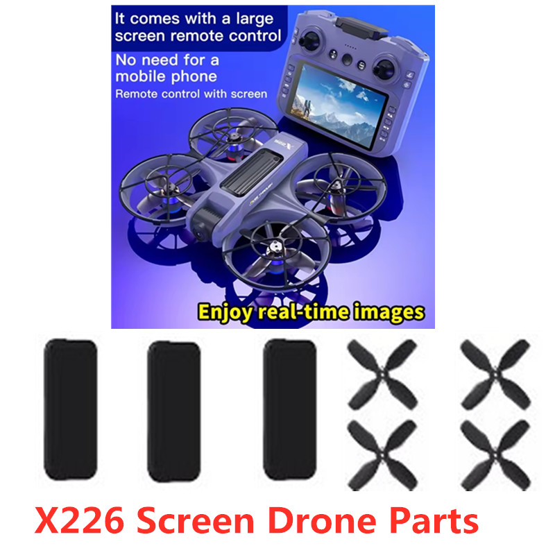 แบตเตอรี่โดรน X226 ใบพัด X226  - Drone Rc X226 บทวิจารณ์และราคา