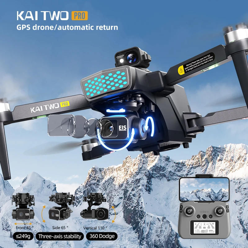 Kai โดรนอัจฉริยะกล้อง4K HD แบบ - Drone Two Rc Way บทวิจารณ์และราคา