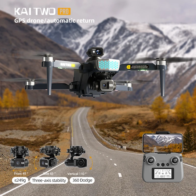 Kai โดรนอัจฉริยะกล้อง4K HD แบบ - Drone Two Rc Way บทวิจารณ์และราคา