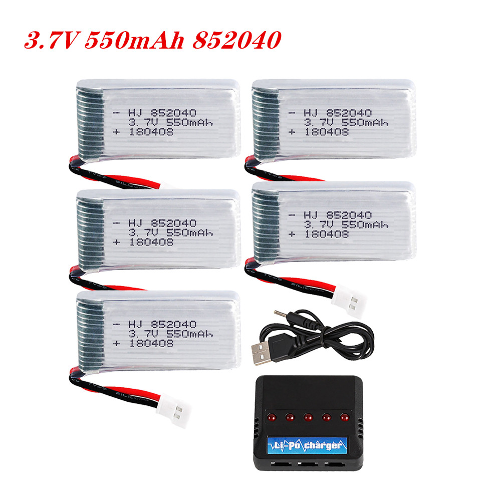 3.7V 550mAh 25C แบตเตอรี่ลิโป้ - Lipo Battery Charger บทวิจารณ์และราคา