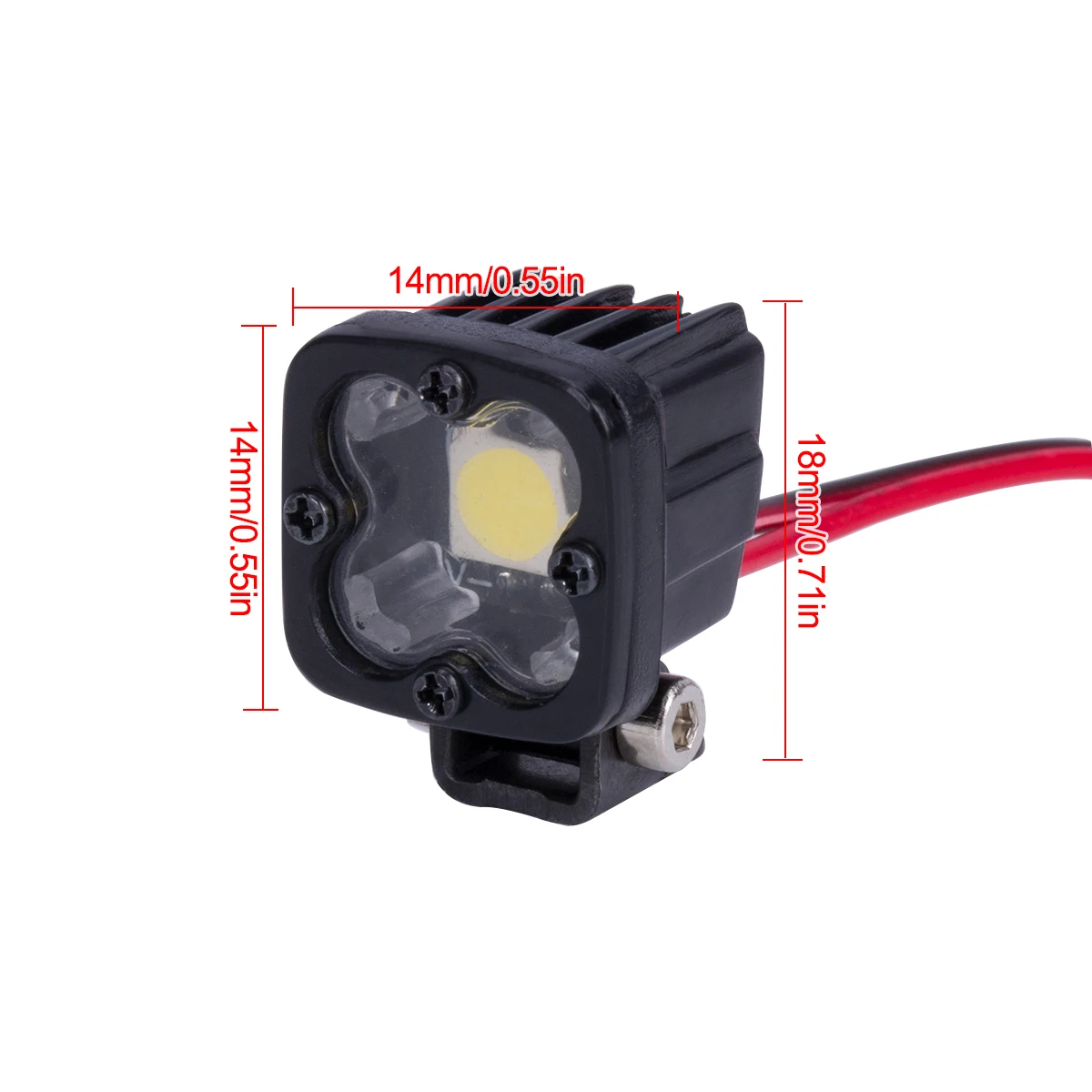 RC รถสแควร์ Bright LED ไฟหน้า  - Rc Car Body Shell บทวิจารณ์และราคา