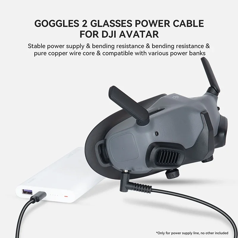 สายชาร์จสำหรับ DJI Goggles 2 / - Drone Rc Holder บทวิจารณ์และราคา